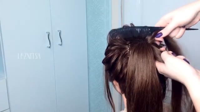 Прическа на Выпускной⭐ПУЧОК Пошагово⭐Обучение Прическам⭐Свадебная⭐Bridal Updo Tutorial смотреть онлайн