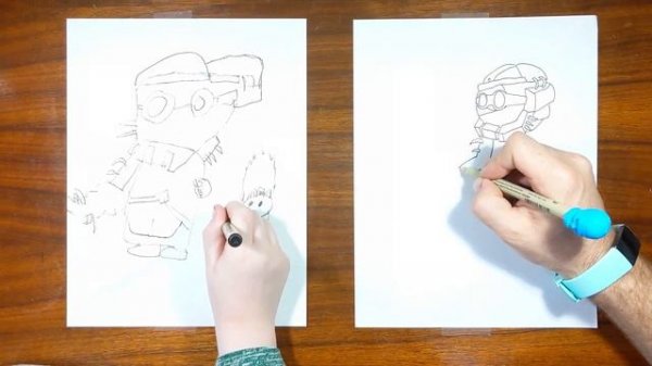 How to draw Mag Hank (Madness Combat)