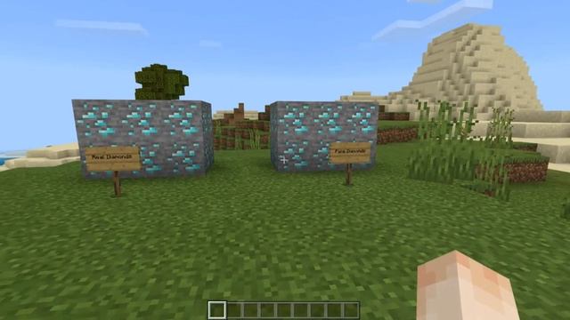 Fake Diamond Ore Addon for Minecraft Bedrock Edition (showcase) смотреть онлайн