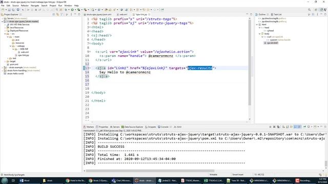 Struts jQuery Plugin Tutorial смотреть онлайн