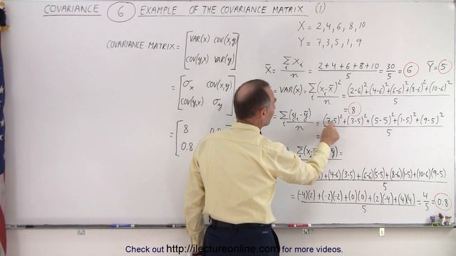 Covariance (6 of 17) Example of the Covariance Matrix - EX 1 смотреть онлайн
