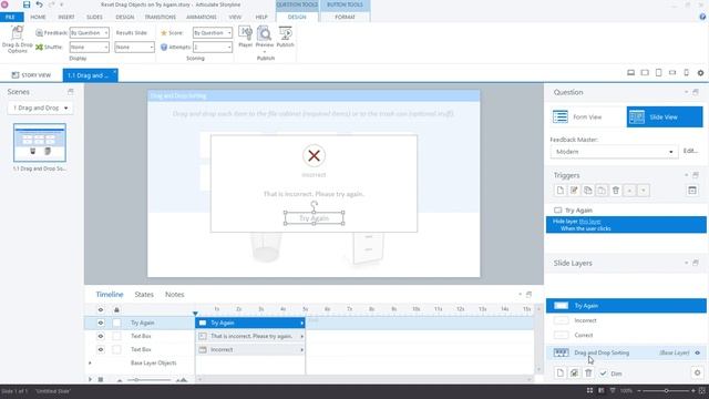 How to Reset Your Drag-and-Drop Items in Articulate Storyline 360 смотреть онлайн