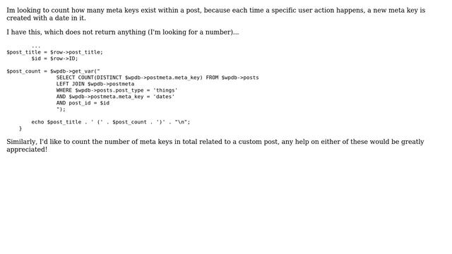 Wordpress: Counting number of identical meta keys (2 Solutions!!) смотреть онлайн