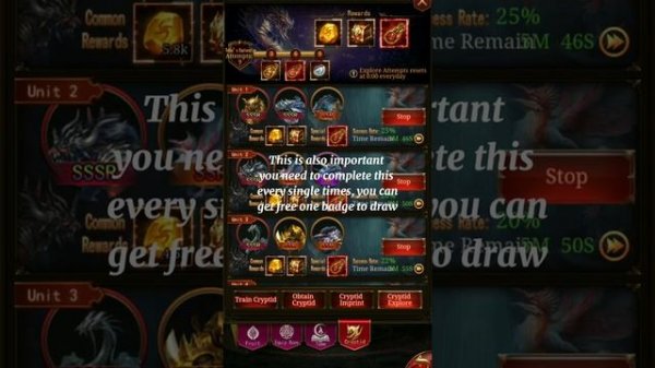 Immortal Legend: Idle RPG Cryptid draw and Daily Trial Tips