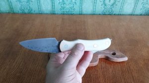 Два малых кухонных ножа из полотна двуручной пилы по дереву СССР.