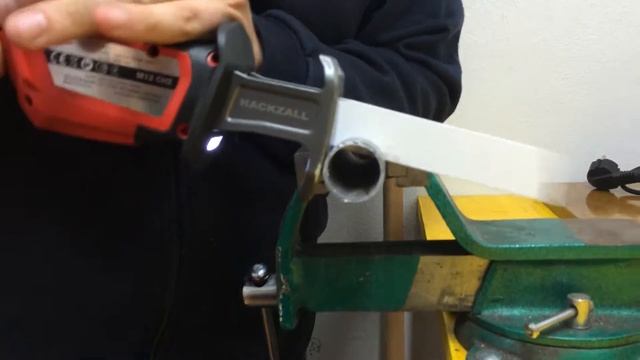 Milwaukee M12 FUEL Hackzall (CHZ/2520) Stainless Steel Cut