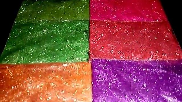 Неоновые серебряные флейки - блёстки - глиттеры, (флуоресцентные). смотреть онлайн