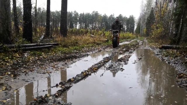 KBS MOTO 04 - Мотосамокат с передним приводом, складной смотреть онлайн