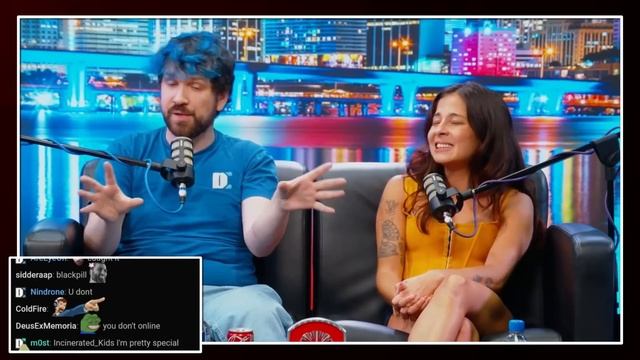 Destiny's Bizarre Pick Up Line Makes Everyone In The Studio Laugh Uncontrollably смотреть онлайн