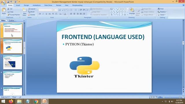 PPT - Student Management System Python | Tkinter MYSQL - Project PPT смотреть онлайн