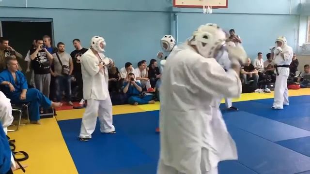 Кудо аттестация на чёрные пояса. Обнинск. 2017год. Видео клуба Профессионал смотреть онлайн