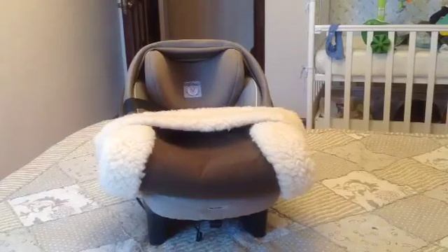 Меховая накидка на ножки для автокресла своими руками смотреть онлайн