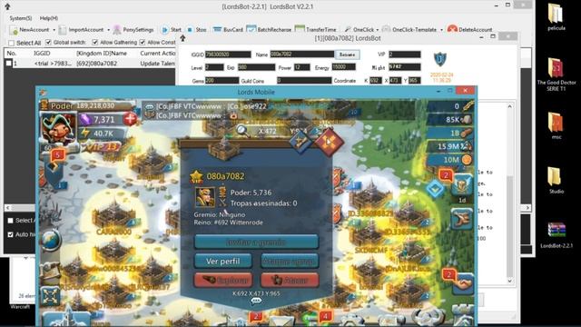 LORDS MOBILE AYUDEN A REPORTAR EL BOT COMPARTAN PENSANDO EN TROPAS/T5 NO TERMINA DE QUITAR EL BOT смотреть онлайн