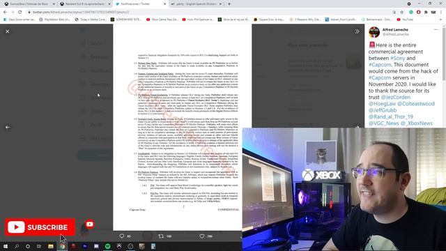 DESTAPADO EL CAPCOMGATE, ESCÁNDALO CON EL CONTRATO FILTRADO ENTRE SONY Y CAPCOM - ps5 xbox series x смотреть онлайн