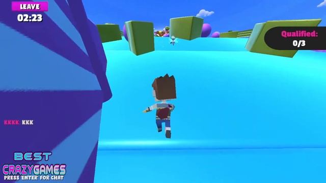 pixel runner fall boys multiplayer | Walkthrough CrazyGamesOnline смотреть онлайн