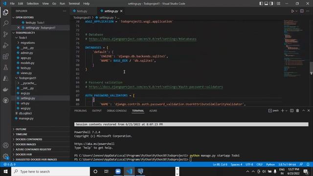 Connect Postgresql with Django project смотреть онлайн