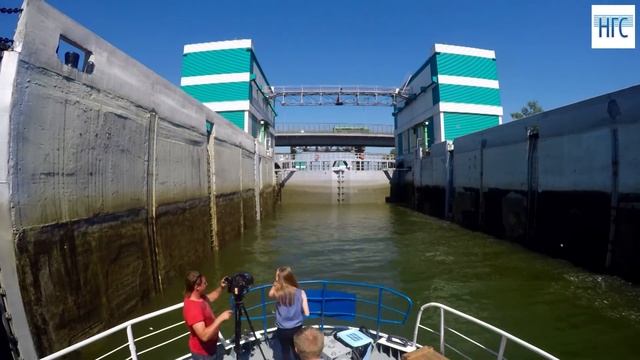 Шлюзование. Новосибирский шлюз. смотреть онлайн