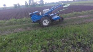 Фрезеровка тяжёлым мотоблоком