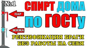 ОДНОВРЕМЕННЫЙ ОТБОР ГОЛОВ И ТЕЛА! ПОТСТИЛЛ НЕ НУЖЕН! БЫСТРАЯ РЕКТИФИКАЦИЯ СПИРТ ПО ГОСТУ!ГХ АНАЛИЗЫ!