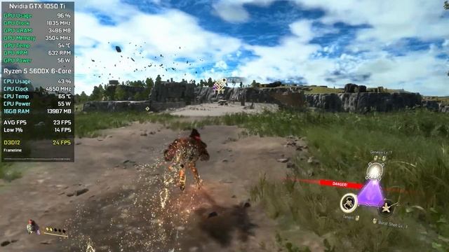 Forspoken - GTX 1050 Ti - 1080p - 720p - AMD FSR 2 - FPS Test смотреть онлайн