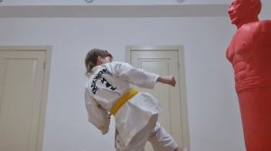 Обучение базовым ударам тхэквондо ИТФ