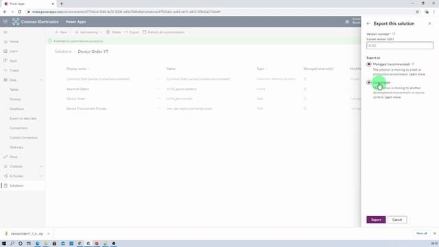 Export and Import Dataverse Table Schema from one tenant to another смотреть онлайн