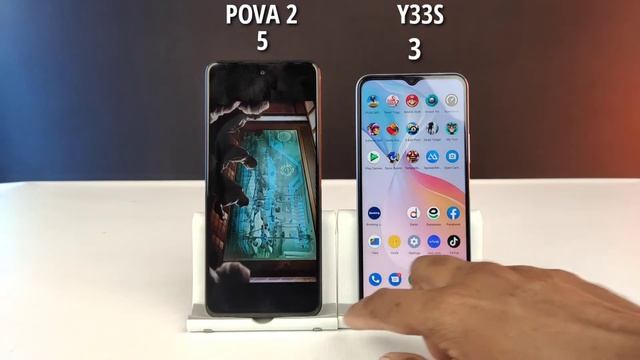 Tecno Pova 2 vs Vivo Y33S | Comparison & Speed Test | Which is Better | Camera Test | смотреть онлайн