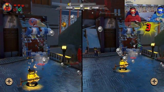 The Lego Ninjago Movie Video Game - Часть 2 | Прохождение на ПК | 2 игрока | Раздельный экран смотреть онлайн