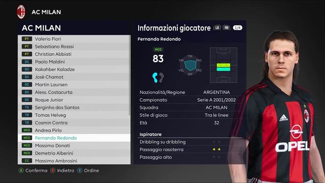 CLASSIC PES 2021: MILAN 2001/2002 смотреть онлайн