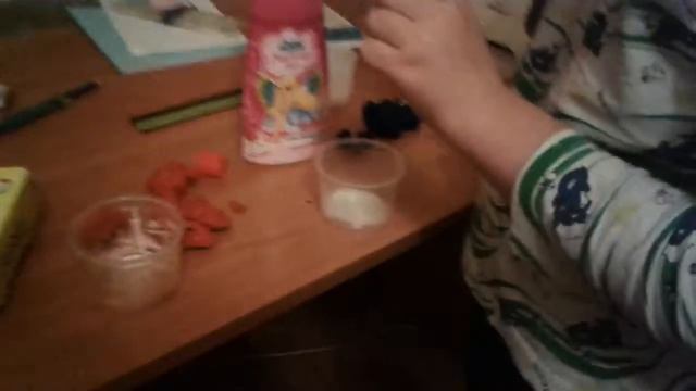Как сделать лизуна из клея и шампуня и геля для рисования смотреть онлайн