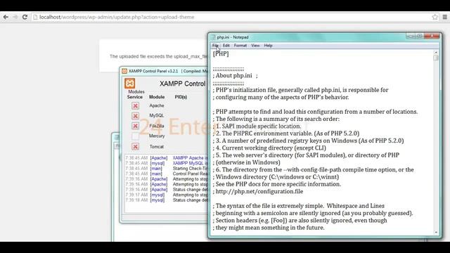 Increase Upload File Size Limit in xampp php.ini смотреть онлайн