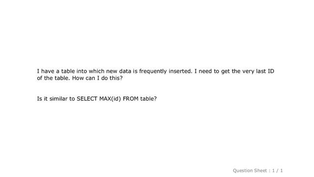 MySQL : How do I get the last inserted ID of a MySQL table in PHP? смотреть онлайн