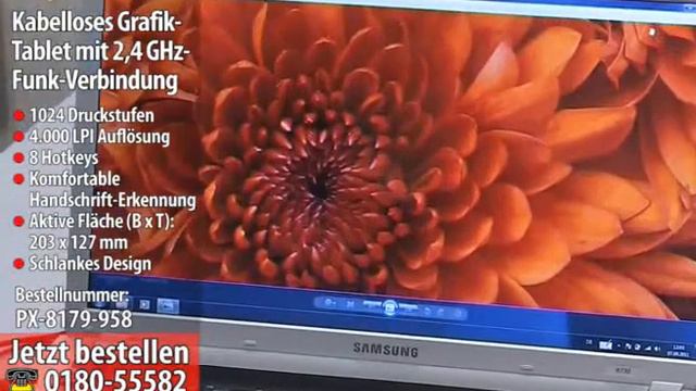 GeneralKeys Kabelloses Grafik-Tablett mit 2,4 GHz-Funk-Verbindung смотреть онлайн