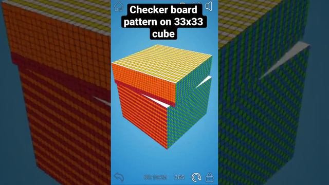 33x33 Rubik’s cube biggest pattern смотреть онлайн