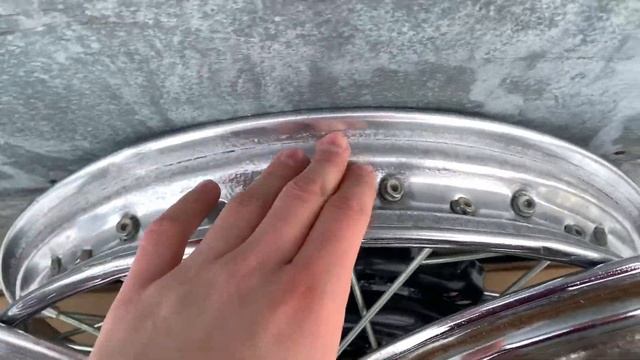 Хромированные колеса к мотоциклу Урал ( реставрация ) смотреть онлайн