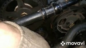 Хундай Акцент (выдавило сальник распредвала.меняю ГРМ.помпу.сальник распредвала.)