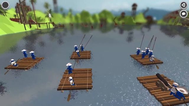 Stupid Raft Battle Simulator Gameplay Teaser смотреть онлайн