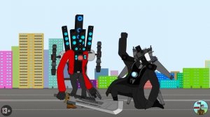 ИГРА В КАЛЬМАРА СО ВСЕМИ ТИТАНАМИ ИЗ СКИБИДИ ТУАЛЕТОВ! Skibidi Toilets Мультик Анимация