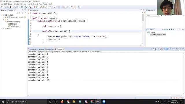 Kids for Code - Java Beginners : While and Do-While Loops смотреть онлайн