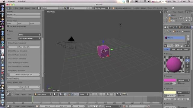 Gyes - RMG ( Random Material Generator ) for Blender 2.6 смотреть онлайн