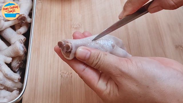 How To Debone Chicken Feet | Easy Way Of Removing Bones From Chicken Feet