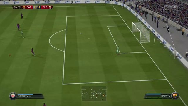 FIFA 15 [Чемпионат Испании] Барселона - Эльче [Вот это поворот!] смотреть онлайн