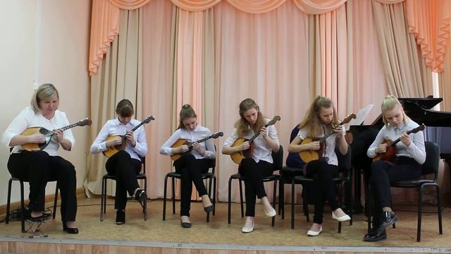 Ансамбль домристов с Лопатино Гусарский марш смотреть онлайн