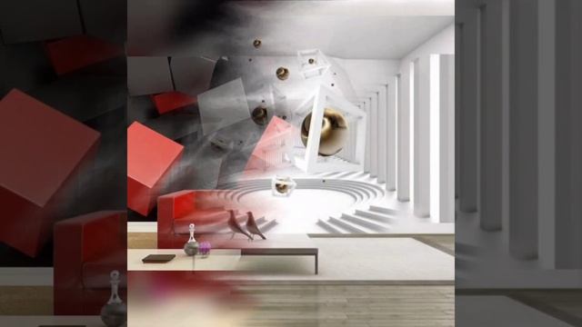 Необычные 3D обои абстракция и туннели. Фотообои. Расширяем пространство смотреть онлайн