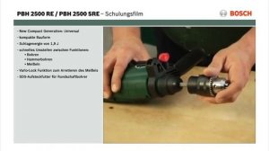 Перфоратор PBH 2500 SRE, 600 W, 0-2.000 min-1, 1,9 J, 2,2 kg, 0603344402, BOSCH