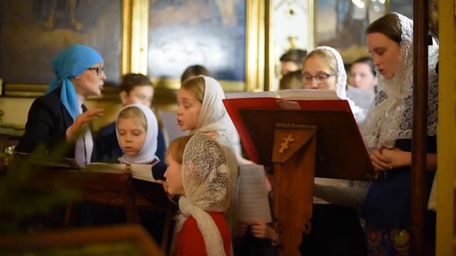 Скрылось солнце за горами. Детско-юношеский архиерейский хор. смотреть онлайн