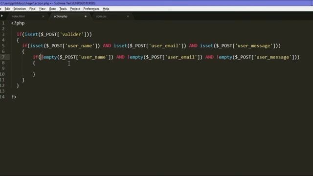 Traiter un Formulaire HTML avec PHP. смотреть онлайн