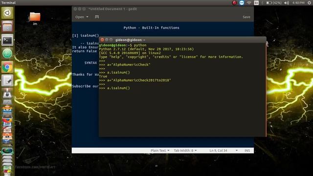 Python - Check whether the String is Alpha Numeric смотреть онлайн