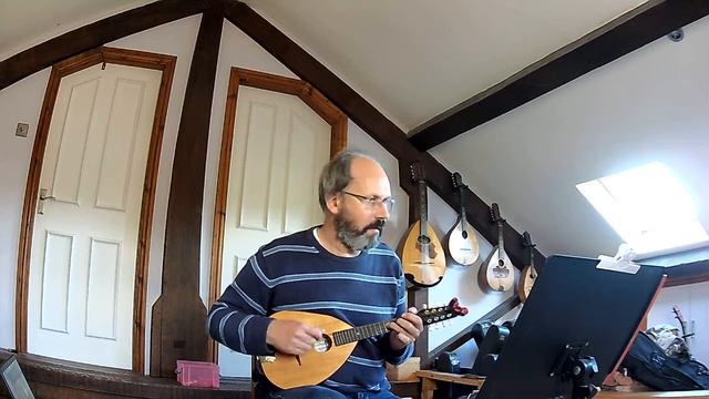 Ännchen von Tharau, German folksong on mandolin guitar mandocello смотреть онлайн