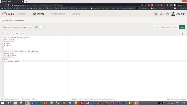 3. How to Add Auto Increment with Sequence and Trigger in Oracle? [ Web App with Oracle Apex ] смотреть онлайн